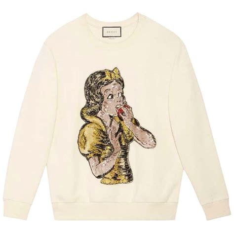 snow white gucci sweater|black and white gucci sweater.